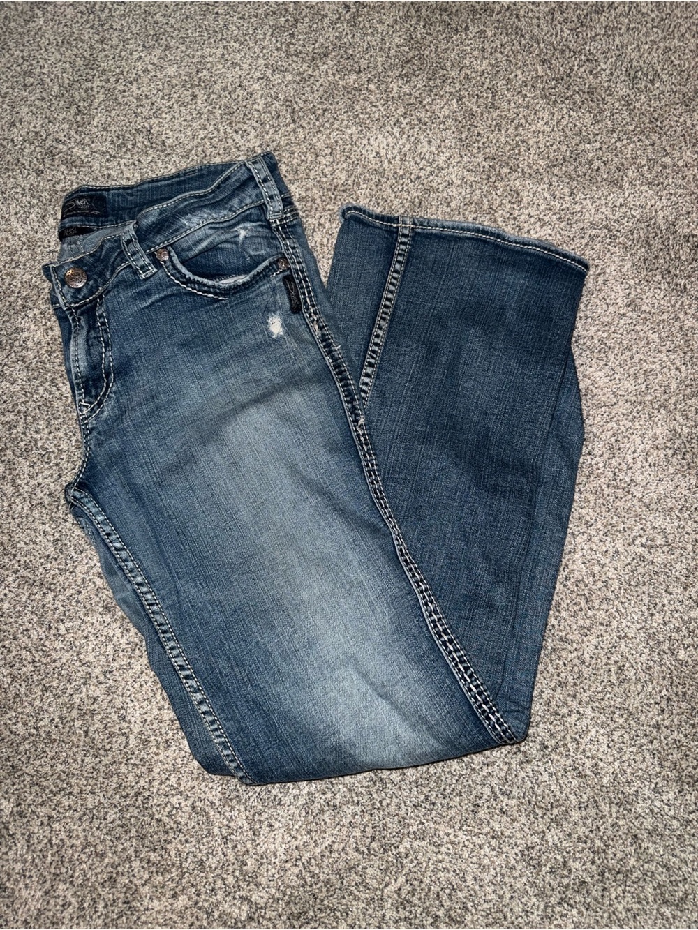Silver Jeans Women's Medium Blue Boot Cut Jeans